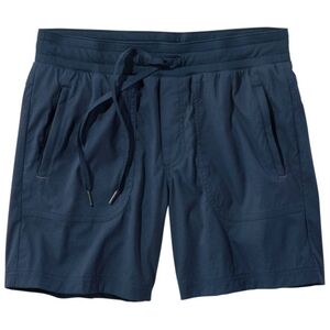 NWT L.L. Bean Women's Vista Camp Navy Blue Shorts Size L